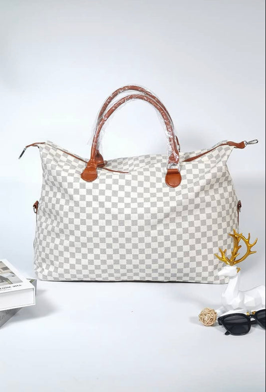 Girls Trip Duffle in White