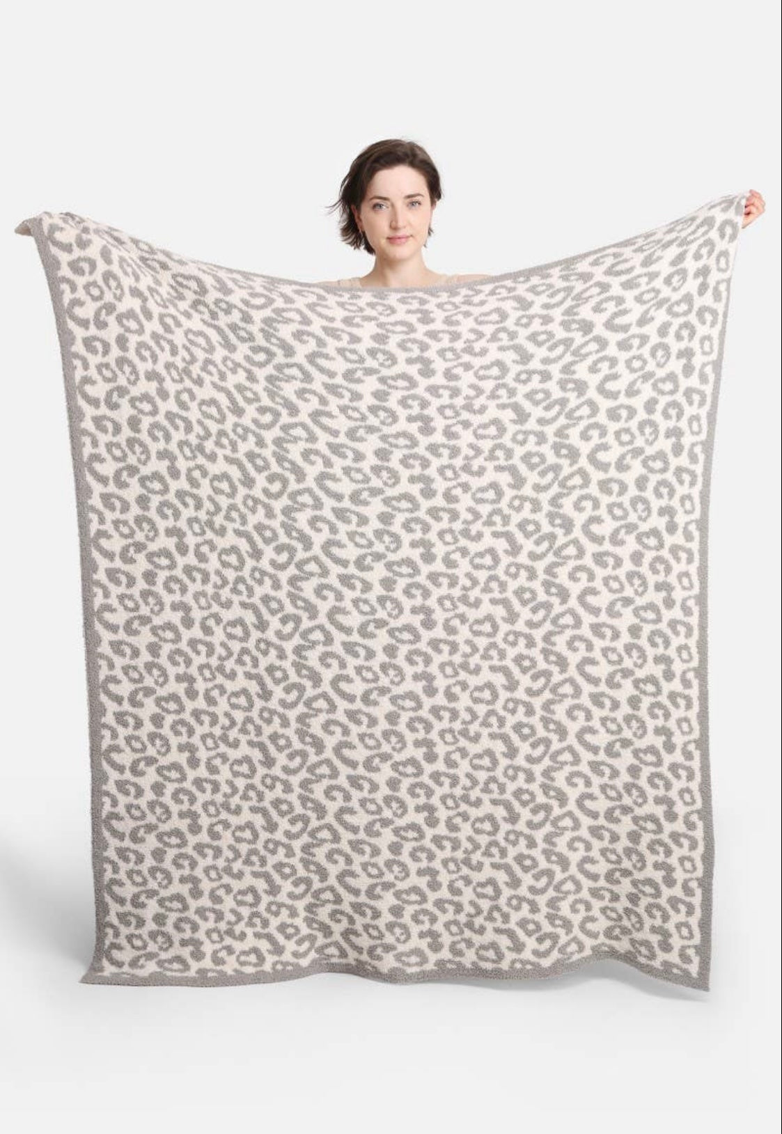 Cheetah Blanket Grey