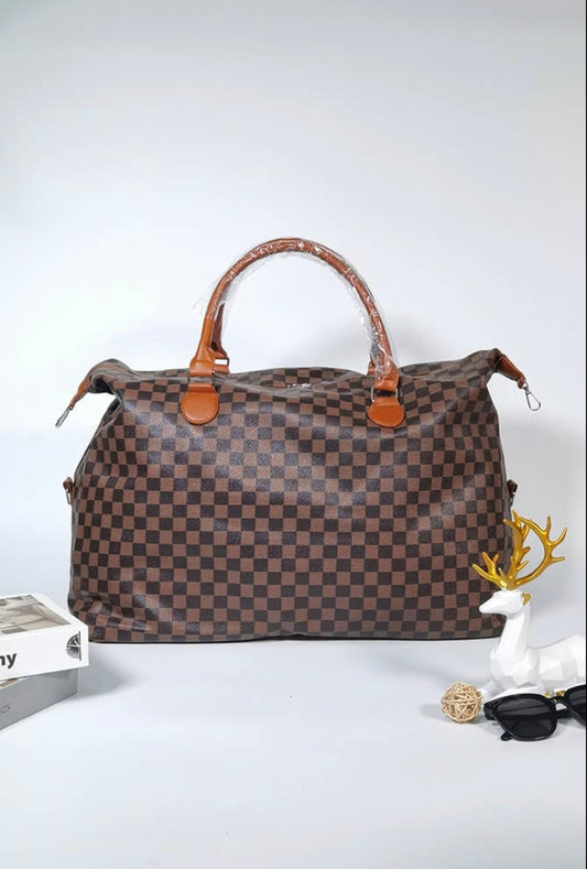 Girls Trip Duffle in Brown