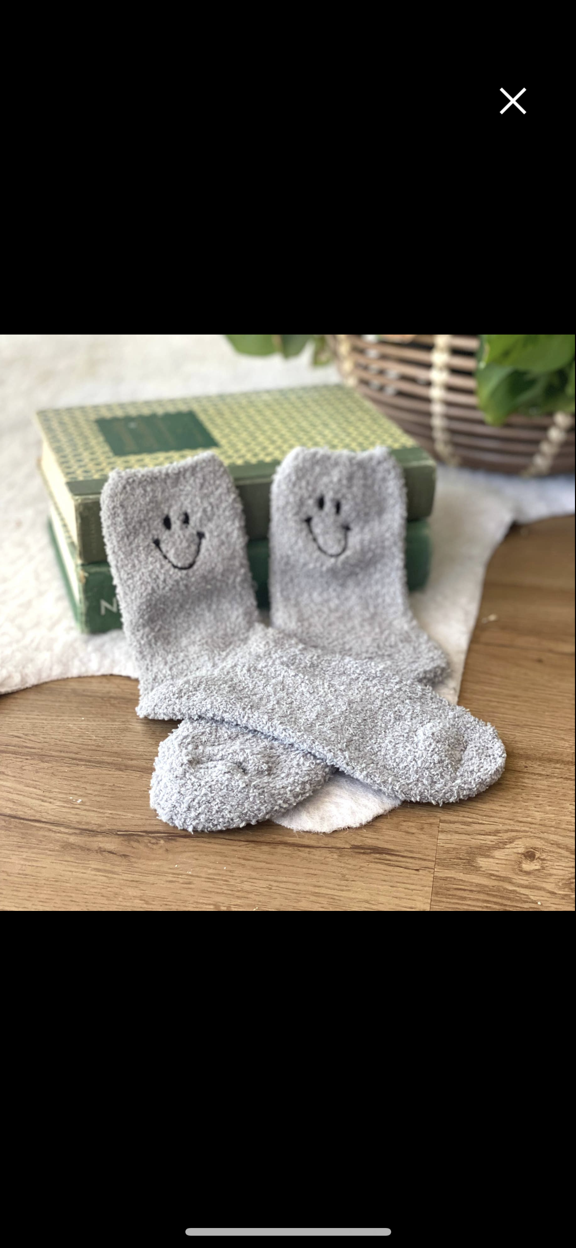 Smiley Socks Grey