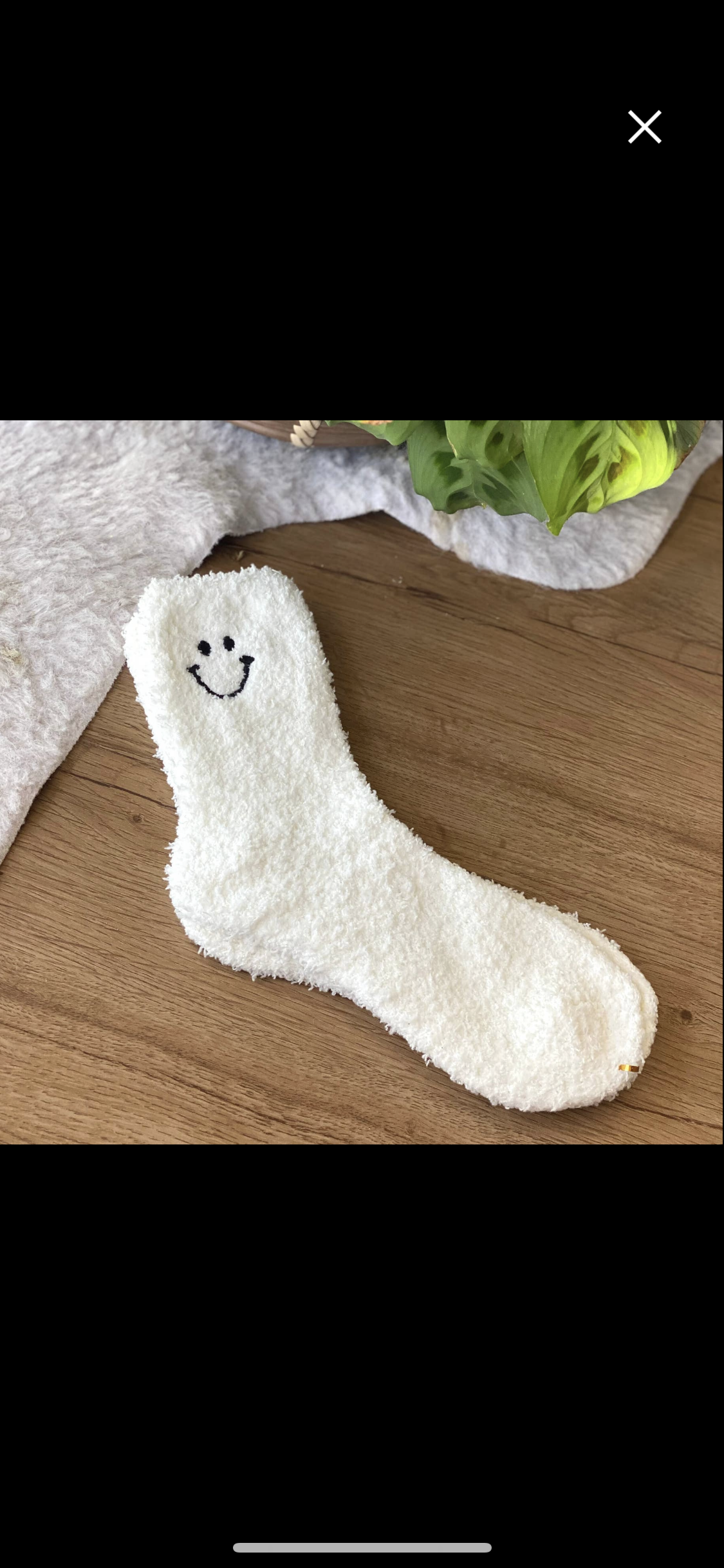 Smiley Socks White